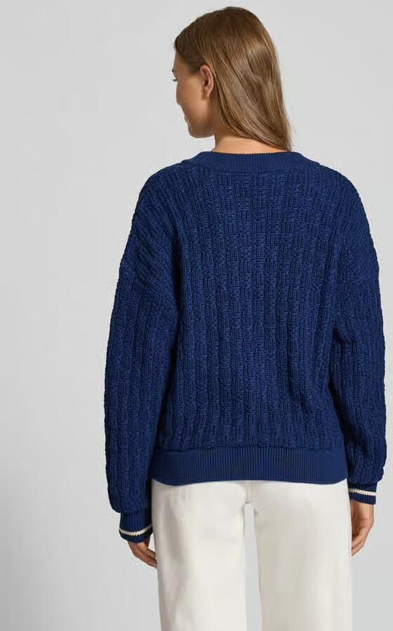 ARMEDANGELS Loose fit gebreide pullover van puur katoen model 'CAARLAS STRUCTURE'