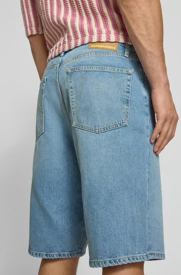 ARMEDANGELS loose fit korte jeans van mix van katoen en lyocell model 'BAGGY HEMP BLEND'
