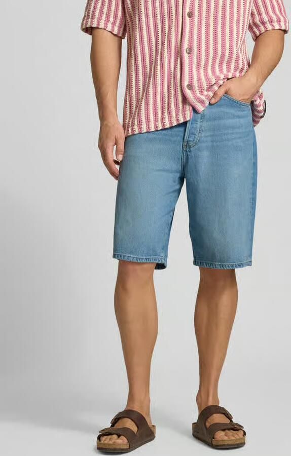 ARMEDANGELS loose fit korte jeans van mix van katoen en lyocell model 'BAGGY HEMP BLEND' - Foto 4