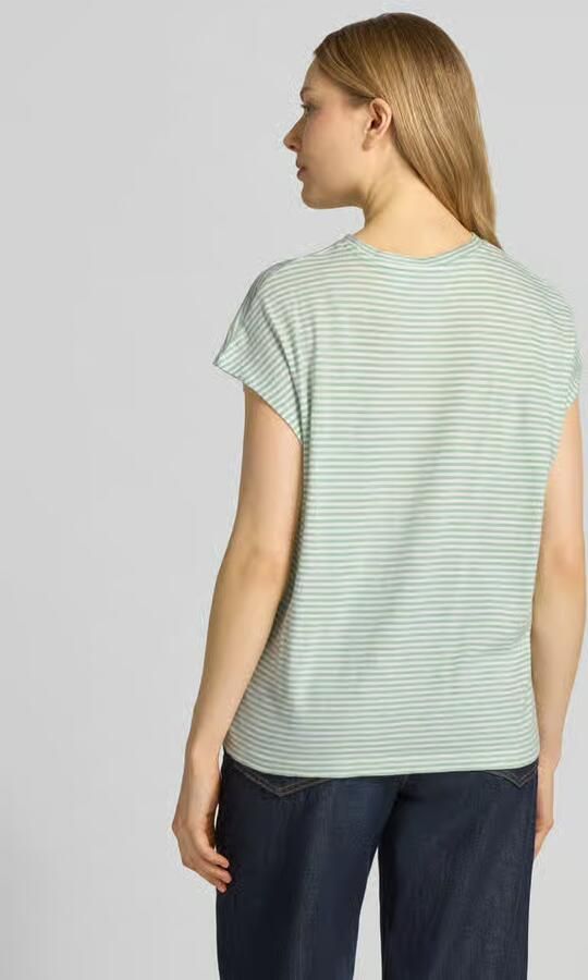 ARMEDANGELS Loose fit T-shirt van pure biologische katoen model 'STRIPE' - Foto 3