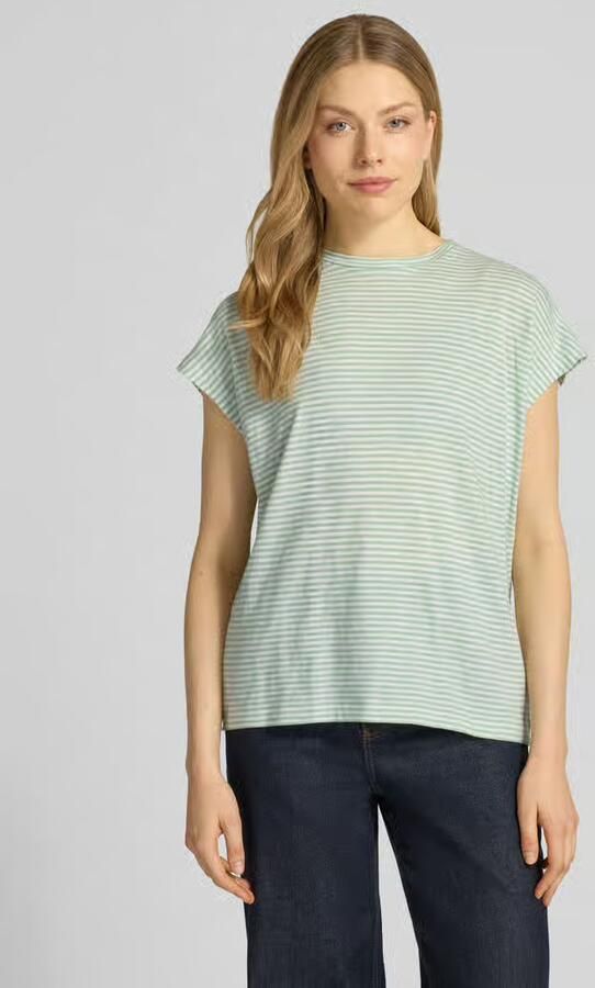 ARMEDANGELS Loose fit T-shirt van pure biologische katoen model 'STRIPE' - Foto 2