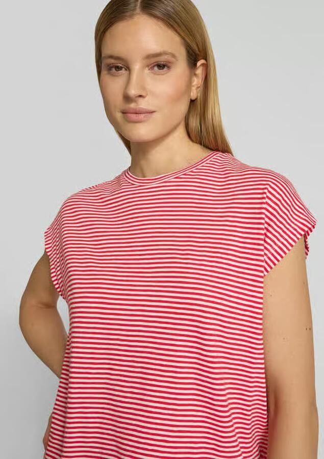 ARMEDANGELS Loose fit T-shirt van pure katoen Model 'SLUB JERSEY STRIPE' - Foto 3