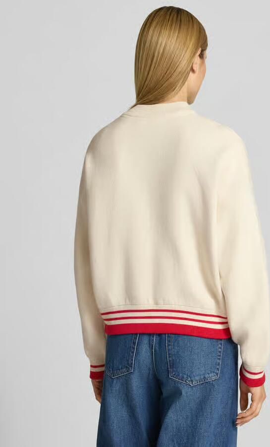 ARMEDANGELS Oversized bomberjack van katoenmix met wol Model 'ICONIC A'