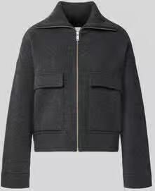 ARMEDANGELS oversized bomberjack van katoenmix model 'COTTON-WOOL KNIT'