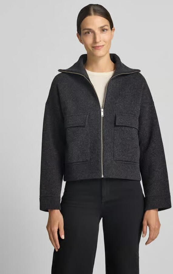 ARMEDANGELS oversized bomberjack van katoenmix model 'COTTON-WOOL KNIT' - Foto 3