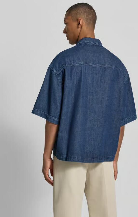 ARMEDANGELS Oversized jeanshemd van mix van katoen en lyocell