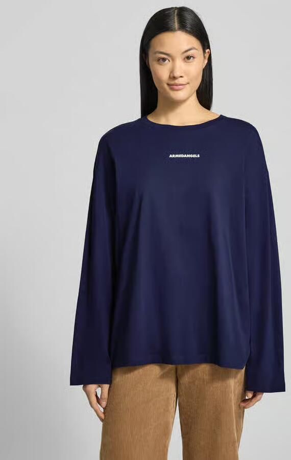 ARMEDANGELS Oversized shirt met lange mouwen van puur biologisch katoen model 'FIETAA DIFFERENCE' - Foto 2