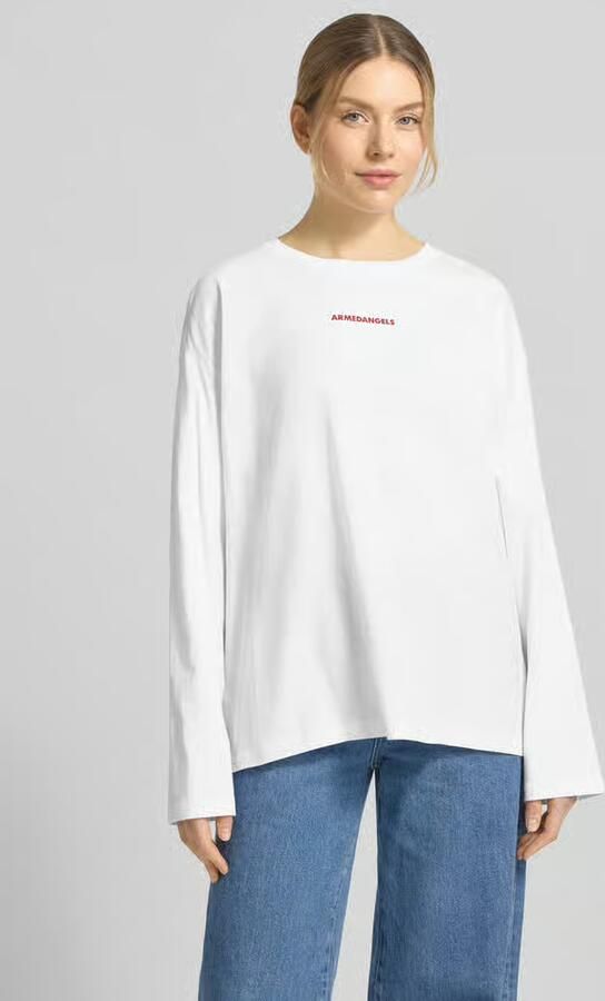 ARMEDANGELS Oversized Shirt met lange mouwen van zuiver Katoen Model 'FIETAA SMILE' - Foto 3