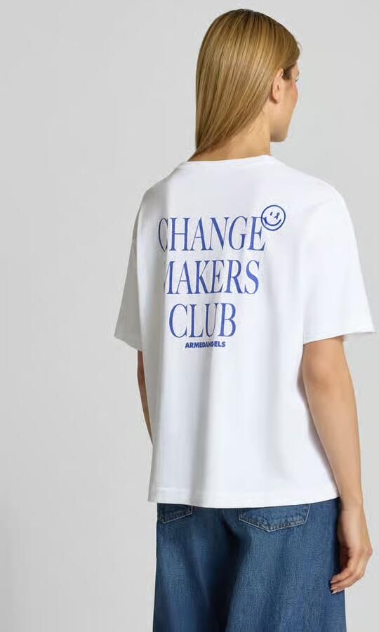 ARMEDANGELS Oversized T-shirt van puur katoen Model 'GIANNAA CHAANGE'