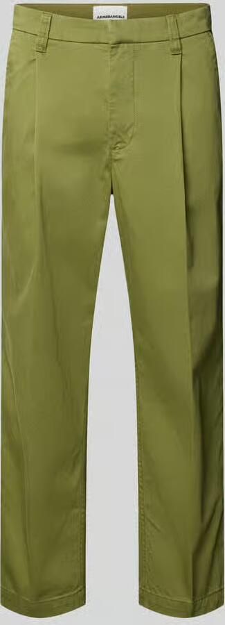 ARMEDANGELS regular fit chino van katoenmix model 'TAAMIR PLEATED'