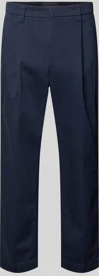 ARMEDANGELS regular fit chino van katoenmix model 'TAAMIR PLEATED'