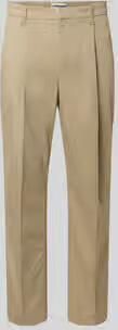 ARMEDANGELS regular fit chino van katoenmix model 'TAAMIR PLEATED'