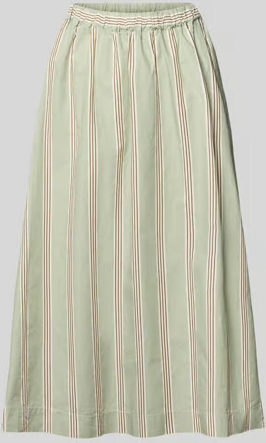 ARMEDANGELS regular fit midi-rok van puur katoen