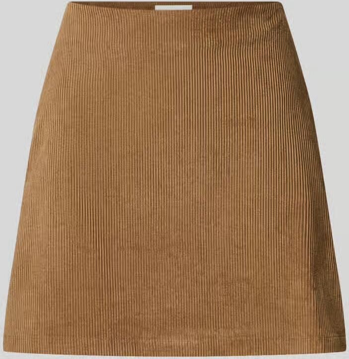 ARMEDANGELS Regular fit minirok van katoenmix in corduroy look