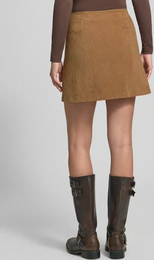 ARMEDANGELS Regular fit minirok van katoenmix in corduroy look - Foto 3