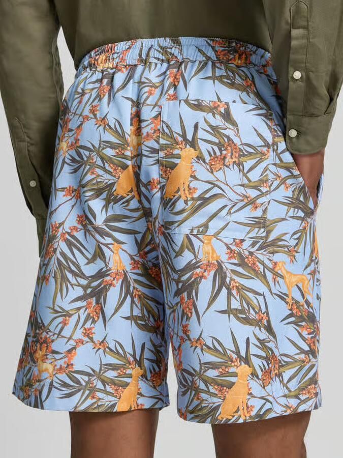 ARMEDANGELS regular fit short van mix van katoen en lyocell