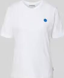 ARMEDANGELS Regular fit T-shirt van puur katoen Model 'LUALAA EMBRO'