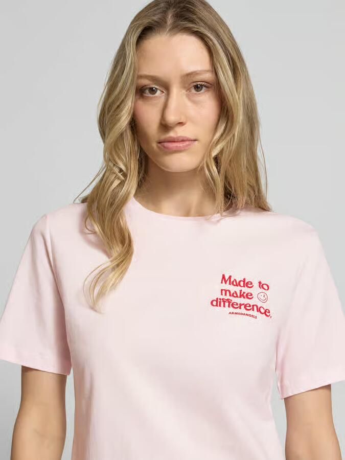 ARMEDANGELS Regular fit T-shirt van puur katoen Model 'LUALAA EMBRO' - Foto 2
