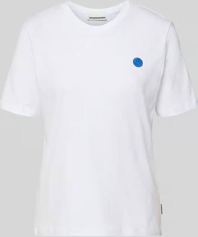 ARMEDANGELS Regular fit T-shirt van puur katoen Model 'LUALAA EMBRO'