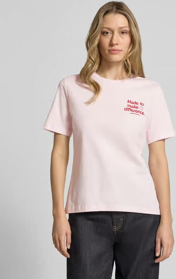 ARMEDANGELS Regular fit T-shirt van puur katoen Model 'LUALAA EMBRO' - Foto 4