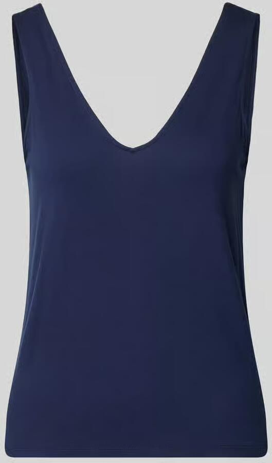 ARMEDANGELS regular fit top met bandjes van viscosemix model 'V-NECK JERSEY TOP' - Foto 2
