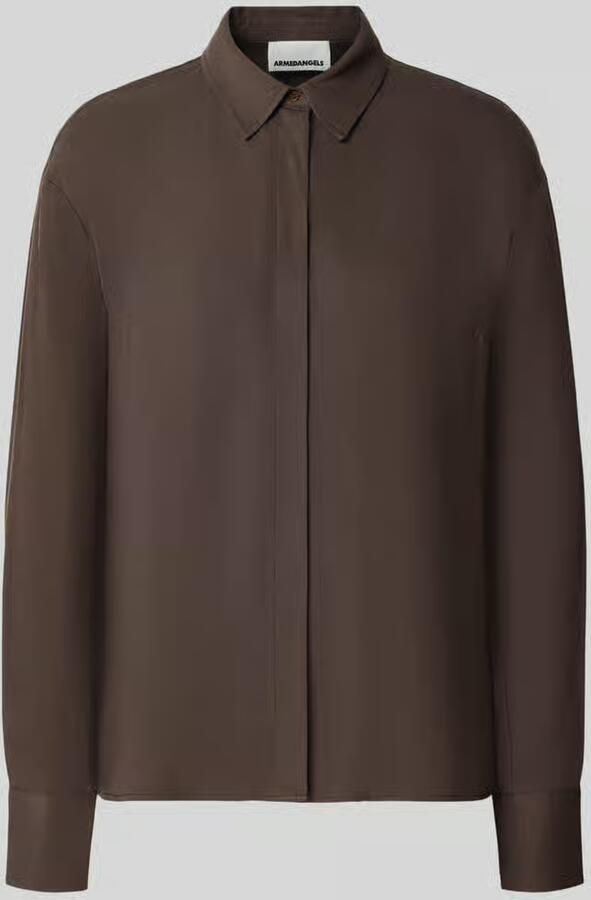ARMEDANGELS relaxed fit blouse met lange mouwen van pure viscose model 'LARISAANA'