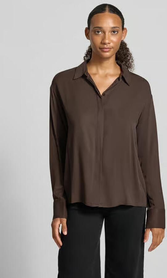 ARMEDANGELS relaxed fit blouse met lange mouwen van pure viscose model 'LARISAANA' - Foto 3