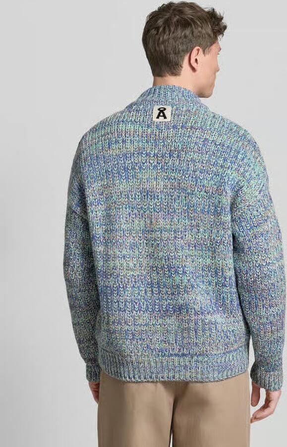 ARMEDANGELS Relaxed fit gebreid jack van een mix van katoen en wol met viscose model 'UN-WASTED'