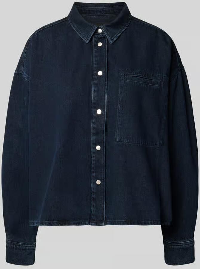 ARMEDANGELS relaxed fit jeansblouse van puur katoen model 'NALAANI'
