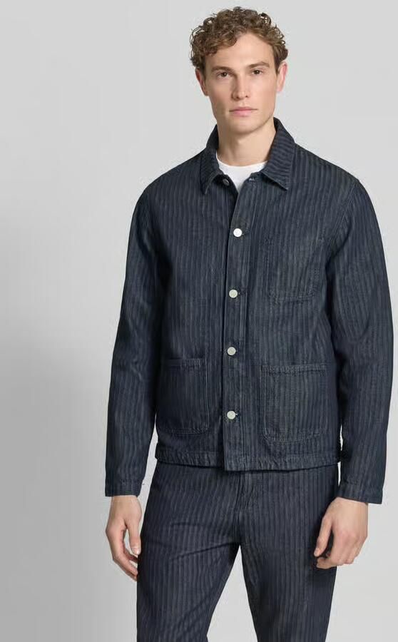 ARMEDANGELS Relaxed fit jeansjack van puur biologisch katoen model 'HERRINGBONE' - Foto 3
