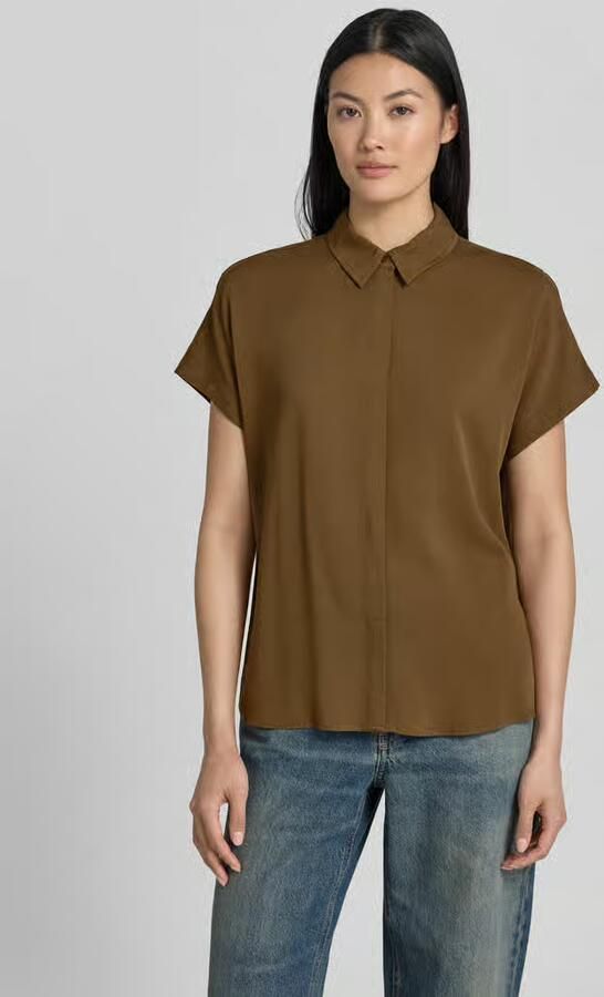 ARMEDANGELS relaxed fit overhemdblouse van pure viscose model 'LARISAANA' - Foto 3