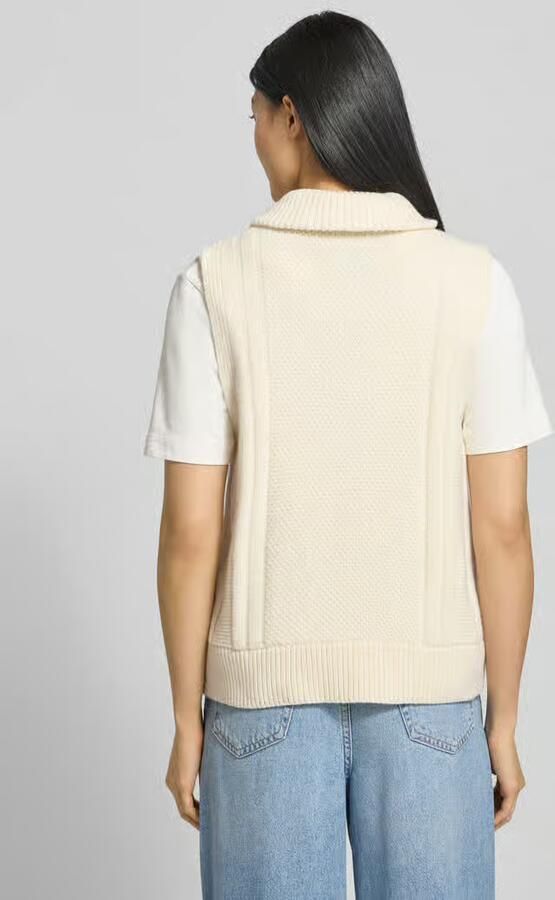ARMEDANGELS Relaxed fit spencer van pure wolmix model 'OLAIAAS CABLE'