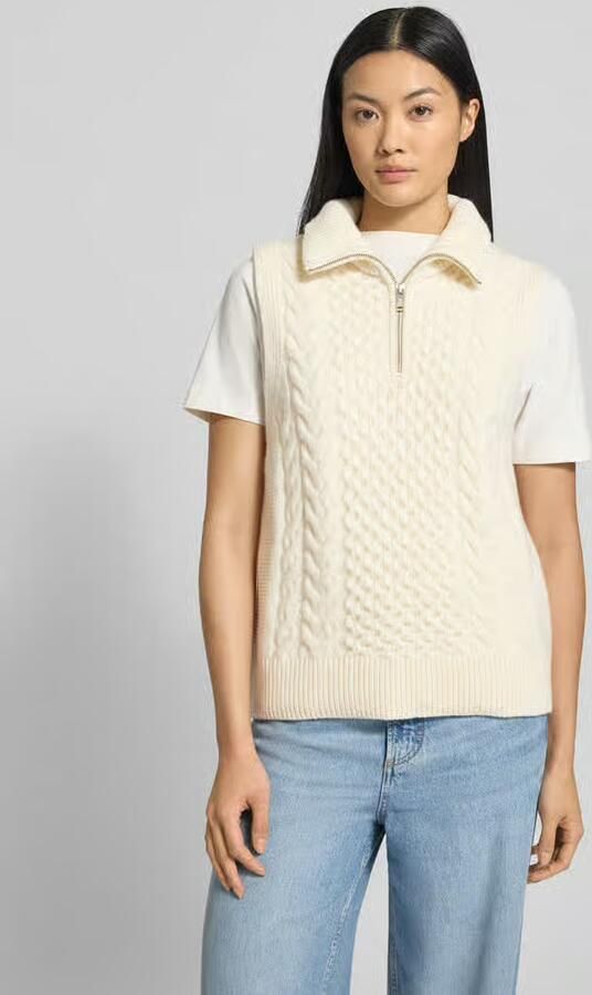ARMEDANGELS Relaxed fit spencer van pure wolmix model 'OLAIAAS CABLE' - Foto 2