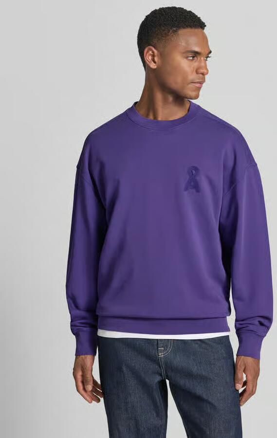ARMEDANGELS relaxed fit sweatshirt van puur biologisch katoen model 'ICONIC Å GMT' - Foto 2