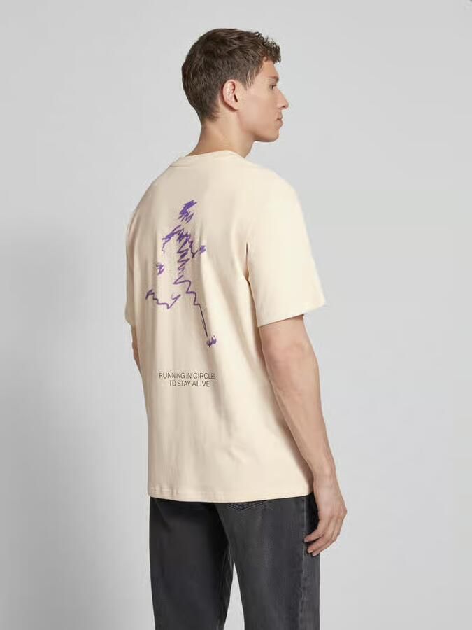 ARMEDANGELS Relaxed fit T-shirt van puur Biologisch katoen Model 'MAARKOS' - Foto 2