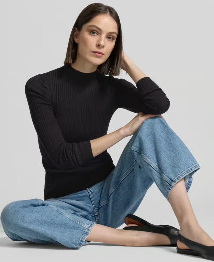 ARMEDANGELS slim fit gebreide pullover van puur katoen model 'ALAANIA'