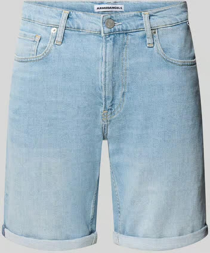 ARMEDANGELS slim fit korte jeans van katoenmix model 'NAAILO' - Foto 2