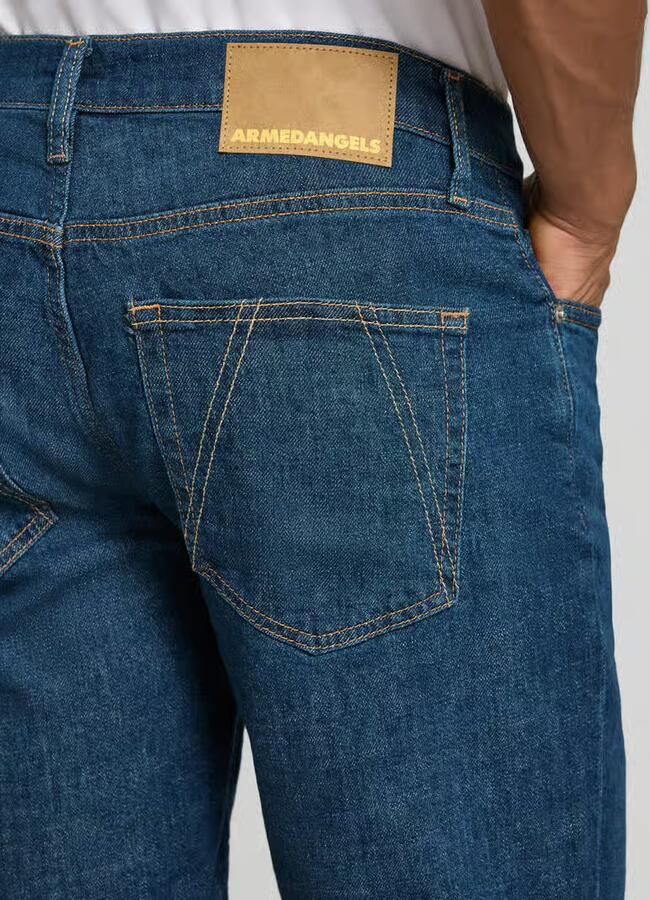 ARMEDANGELS slim fit korte jeans van katoenmix model 'NAAILO'