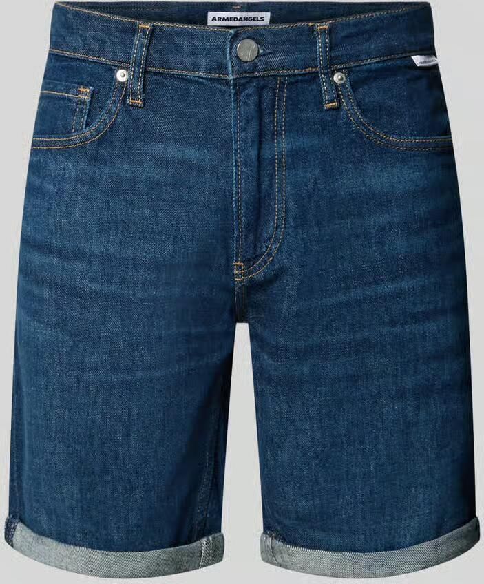 ARMEDANGELS slim fit korte jeans van katoenmix model 'NAAILO' - Foto 2