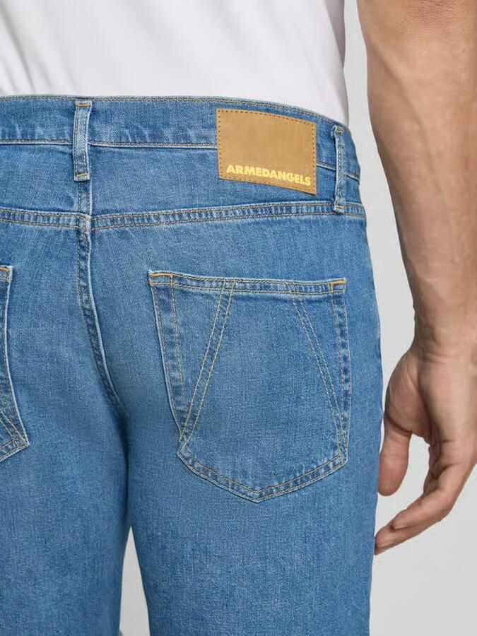 ARMEDANGELS slim fit korte jeans van katoenmix model 'NAAILO'