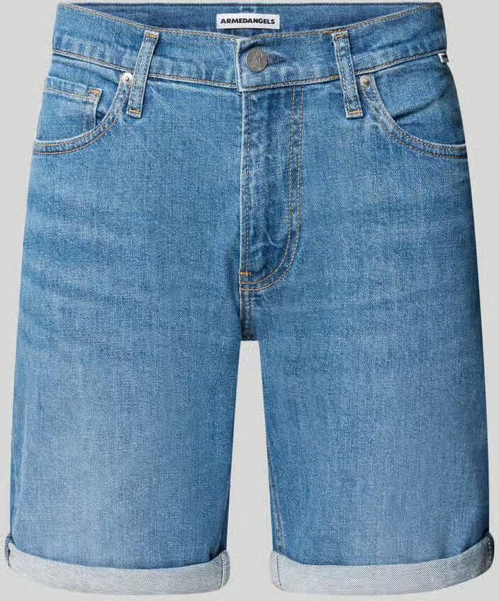 ARMEDANGELS slim fit korte jeans van katoenmix model 'NAAILO' - Foto 2