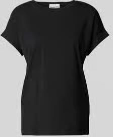 ARMEDANGELS T-shirt met geribde ronde hals model 'IDAARA'