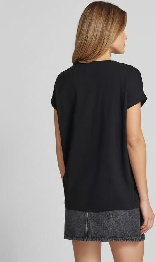 ARMEDANGELS T-shirt met geribde ronde hals model 'IDAARA' - Foto 3