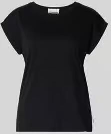 ARMEDANGELS T-shirt met geribde ronde hals model 'JILAANA'