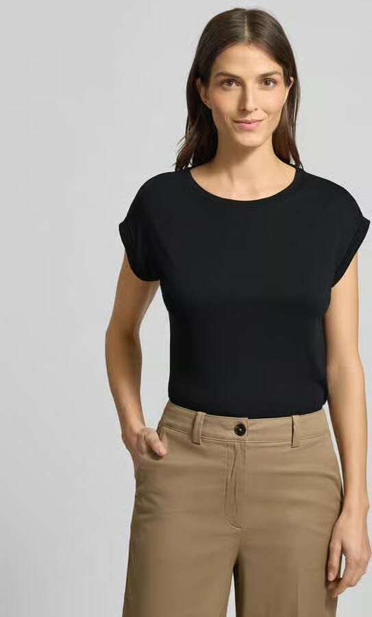 ARMEDANGELS T-shirt met geribde ronde hals model 'JILAANA' - Foto 3