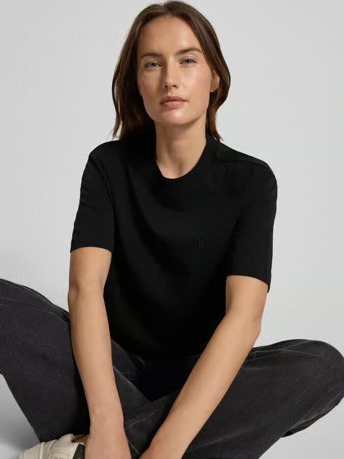 ARMEDANGELS T-shirt met labelstitching model 'TARJAA'