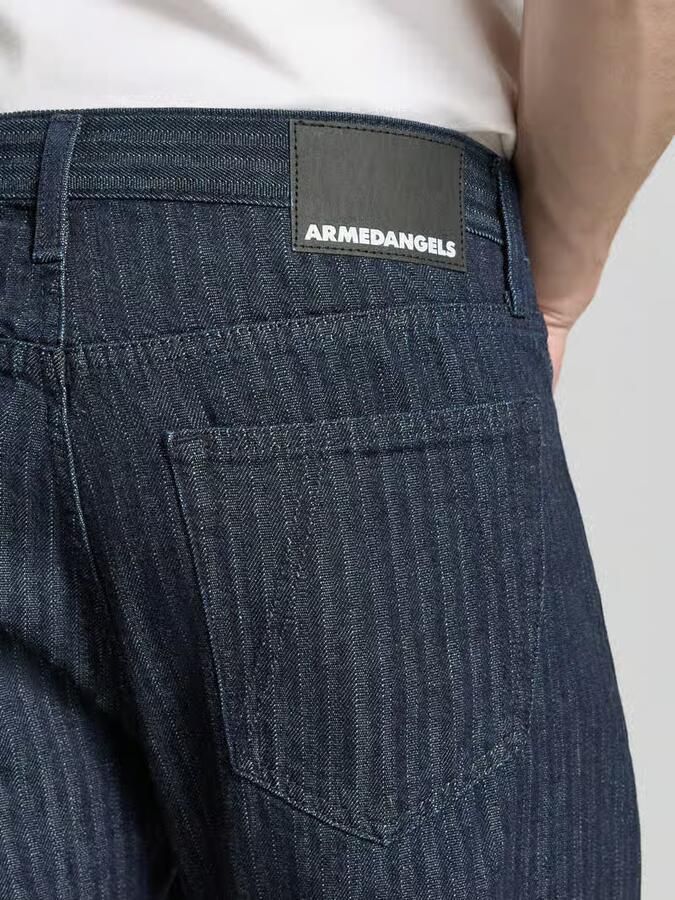 ARMEDANGELS Tapered fit jeans van 100% biologisch katoen model 'HERRINGBONE'