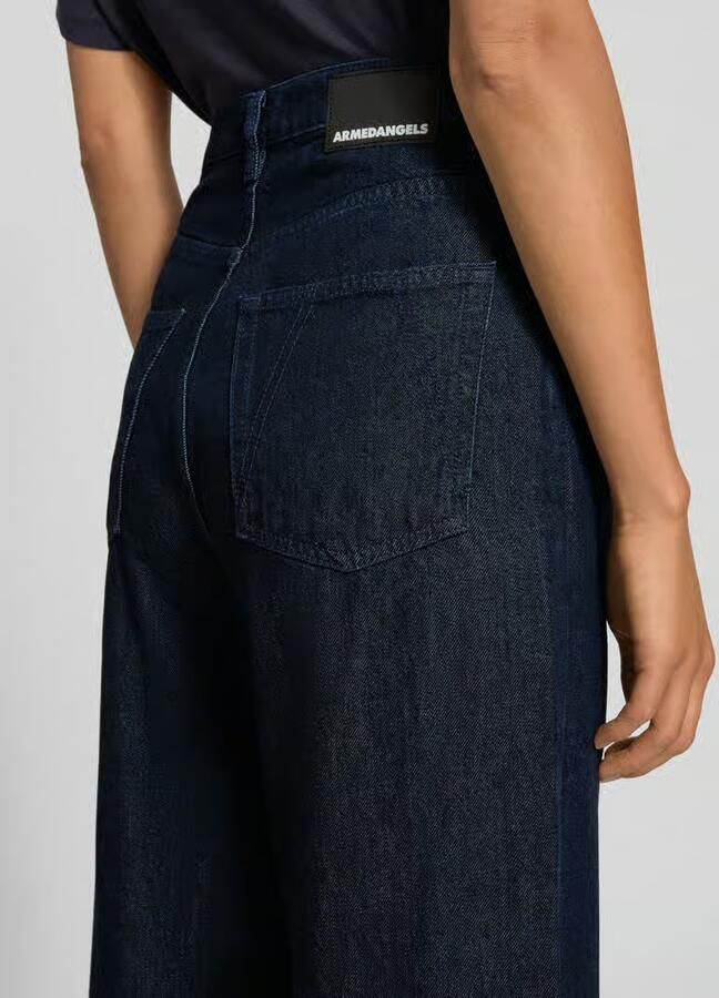 ARMEDANGELS Wide leg jeans van een mix van lyocell en katoen model 'ENIJAA'