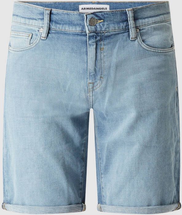 ARMEDANGELS Korte jeans in effen design model 'NAAILO HEMP'