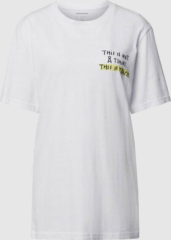 ARMEDANGELS Oversized T-shirt met statementprint